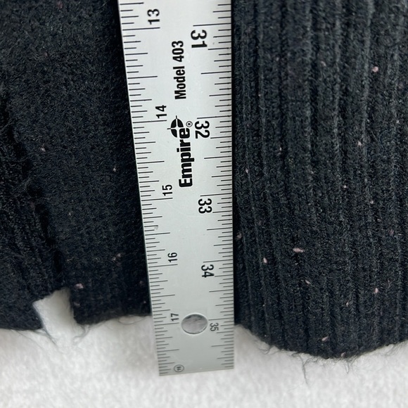 Love Ellie (Stitch Fix) Cardigan Size L Blue & Black Open Front Colorblock NWOT - Picture 10 of 11